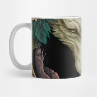 white Fox Mug